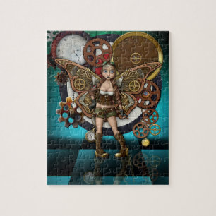 Puzzle de Steampunk avec la boîte-cadeau