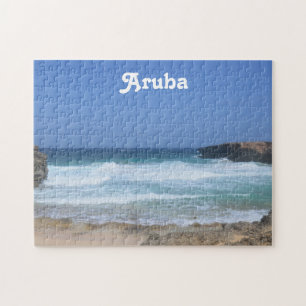 Puzzle De superbes vagues s'écrasent à Aruba