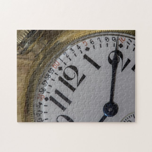 Puzzle de surveillance de poche or Vintage antique (Horizontal)