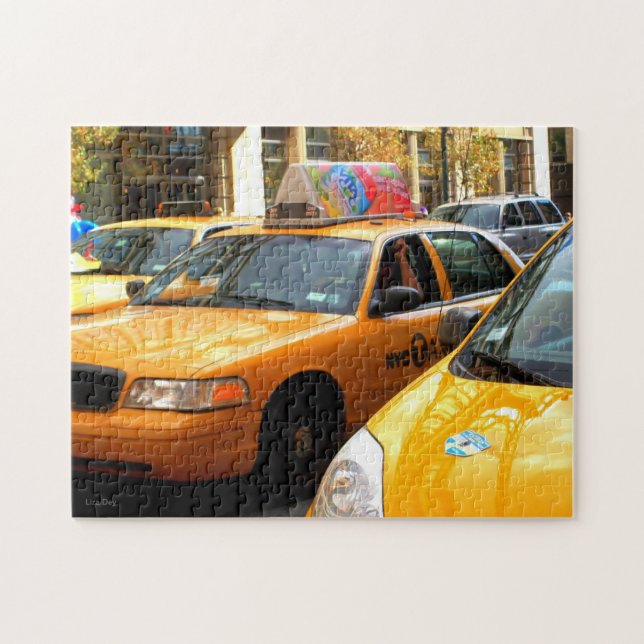 Puzzle de 'Taxi Jam' (Horizontal)