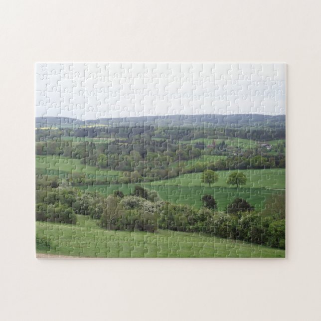 Puzzle de terre verte et agréable (Horizontal)