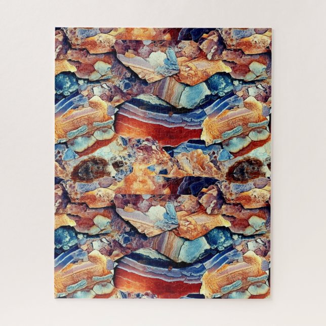 Puzzle de texture de sédimentation géologique (Vertical)