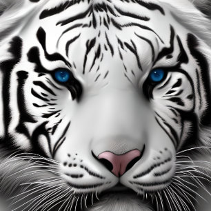 Puzzle de Tigre Sibérien Blanc