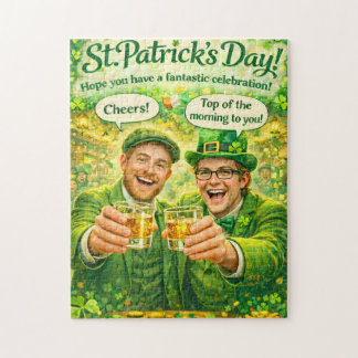 Puzzle de toast irlandais de la Saint-Patrick