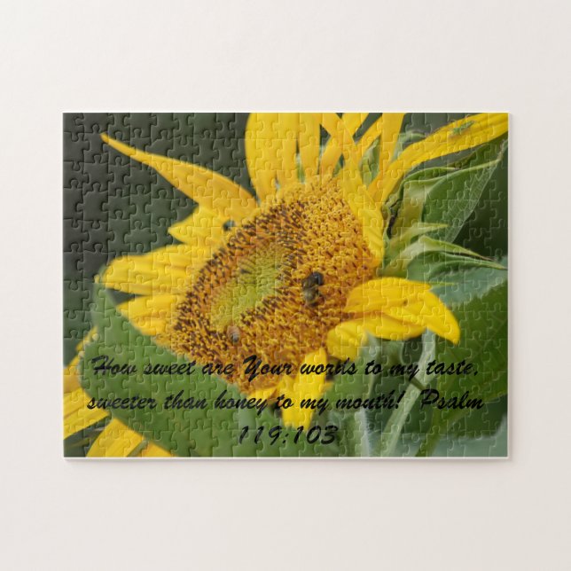 Puzzle de tournesol géant (Horizontal)