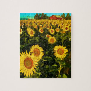 Puzzle de tournesol par Francoise
