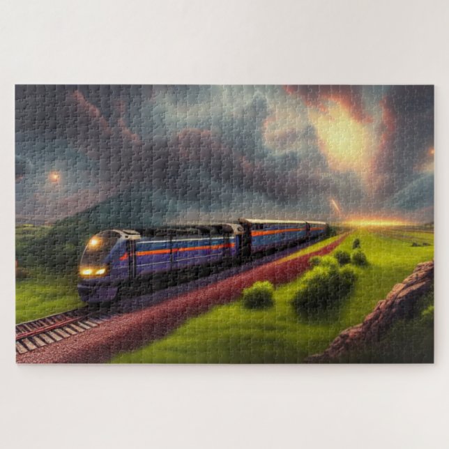 Puzzle de train (Horizontal)