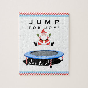 Puzzle de trampoline de Noël