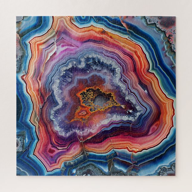 Puzzle de tranche d'agate (Vertical)