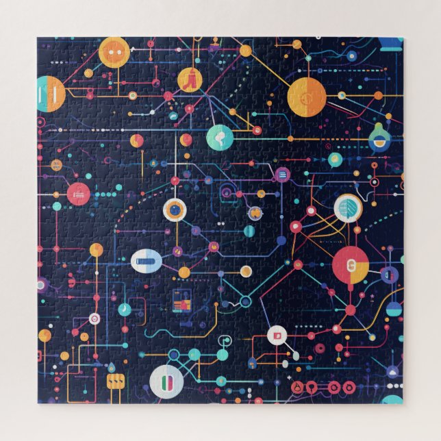 Puzzle de transformation numérique (Vertical)