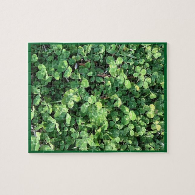 Puzzle de trèfle de Quatre-Feuille (Horizontal)