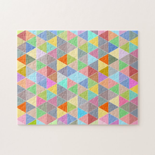 Puzzle de triangle géométrique difficile 252 pc (Horizontal)