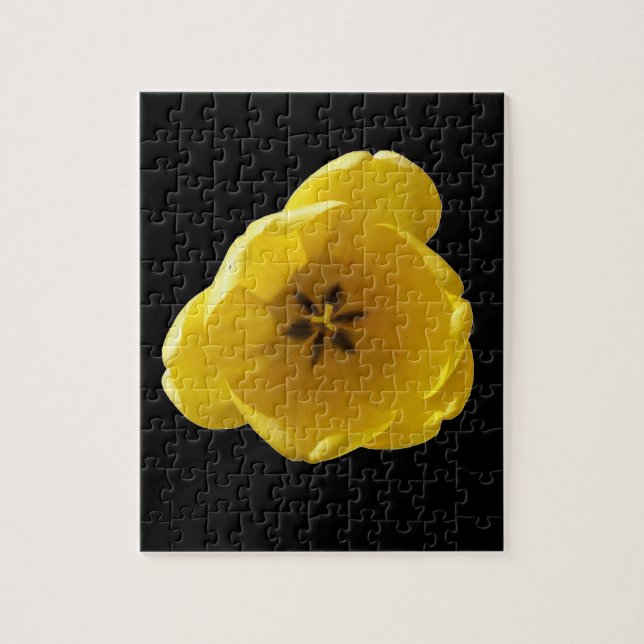 Puzzle de tulipe jaune (Vertical)