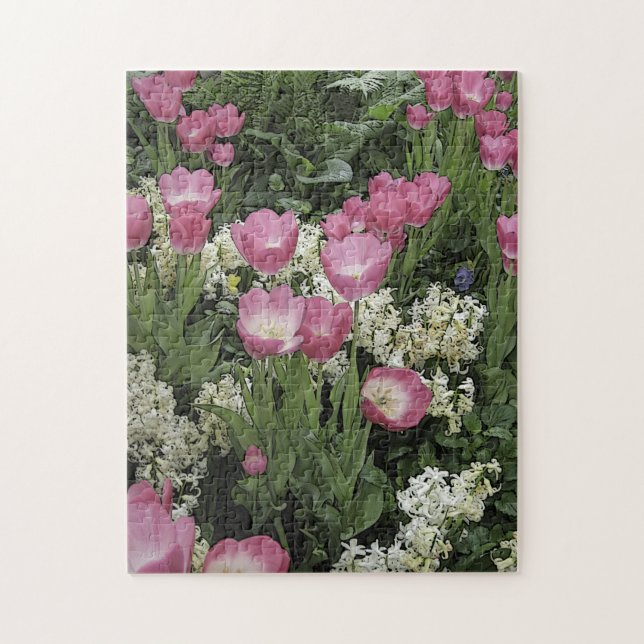 Puzzle de tulipe rose (Vertical)