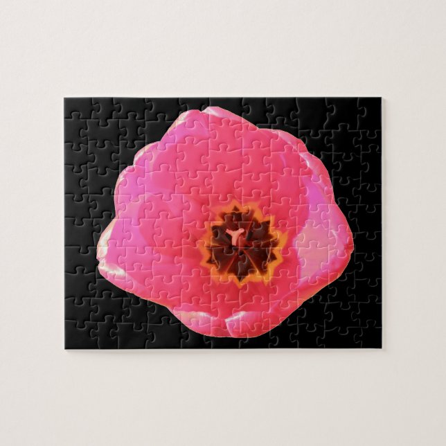 Puzzle de tulipe rose (Horizontal)
