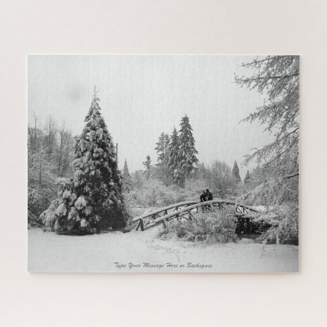 Puzzle de vacances hiver paysage Art Puzzle (Horizontal)
