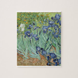 Puzzle De Van Gogh toujours la vie : Vase avec des iris