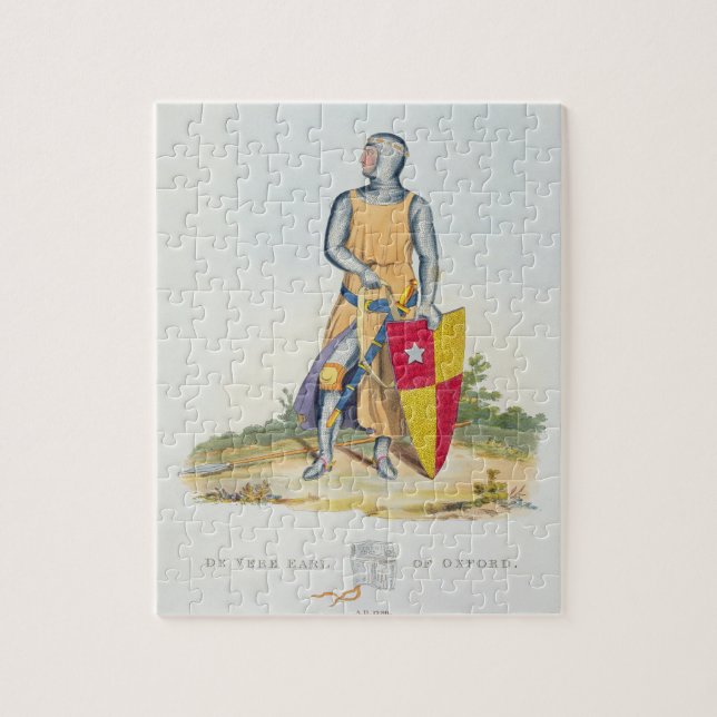 Puzzle De Vere, comte d'Oxford, 1280, 'd'Armou antique (Vertical)