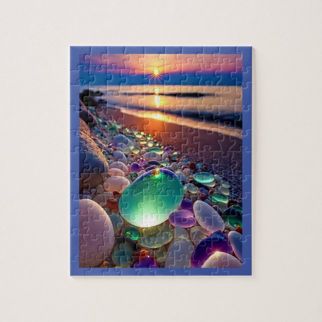 Puzzle de verre mer amusant (Vertical)