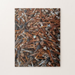 Puzzle de vis rouillées/puzzle de puzzle