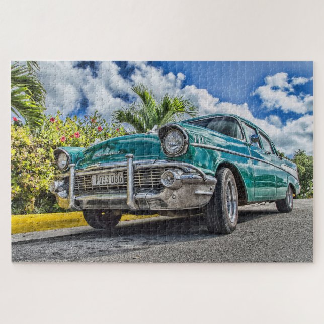 Puzzle de voiture ancienne (Horizontal)