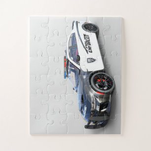 Puzzle de voiture de la police enfants