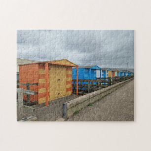 Puzzle de vue des cabanes de plage Whitstable