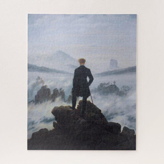Puzzle Déambulateur au-dessus de la mer de brouillard (Vertical)