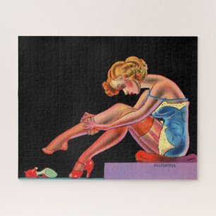 Puzzle début des années 1940 Jolie petite épinglette