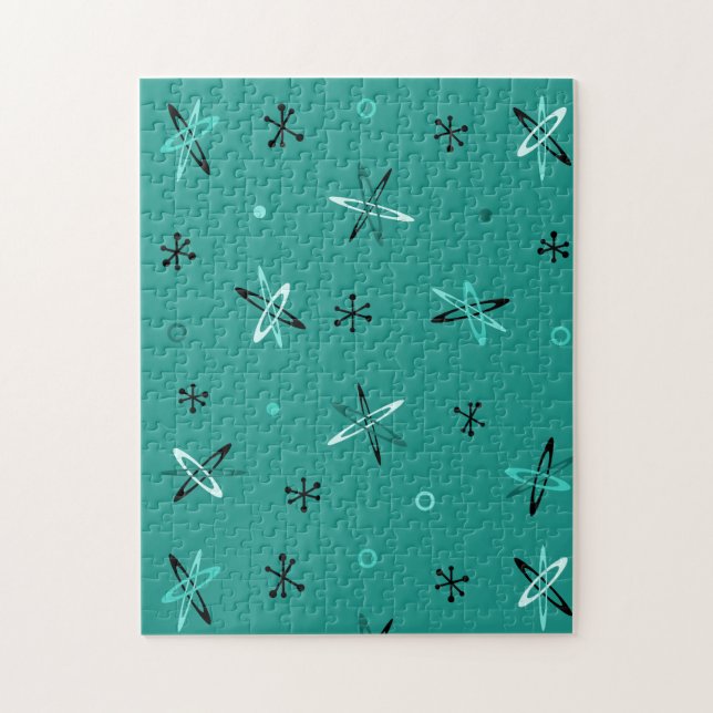 Puzzle Débuts de l'ère atomique Turquoises (Vertical)