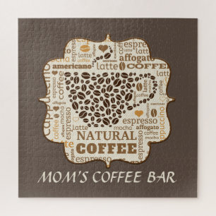 Puzzle Décor du bar à café de maman
