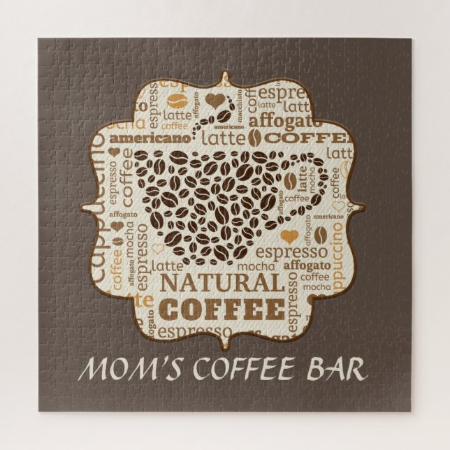 Puzzle Décor du bar à café de maman (Vertical)