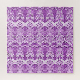Puzzle décoratif violet