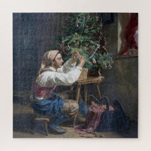Puzzle Décoration du tableau vintage de l'arbre de Noël