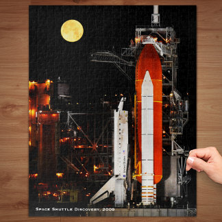 Puzzle Découverte et Pleine lune de la navette spatiale e