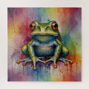 Puzzle Découvrez la magnifique grenouille captivante