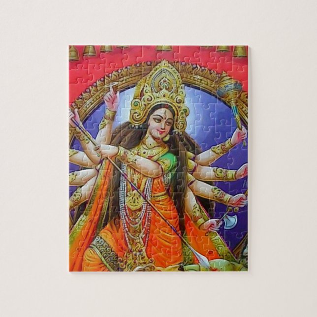 Puzzle Déesse Durga Shakti de guerrier (Vertical)