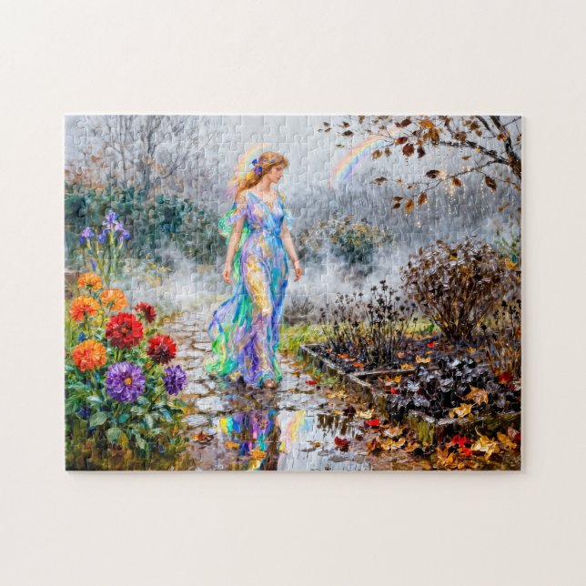 Puzzle Déesse grecque Iris Novembre Pluie (Horizontal)