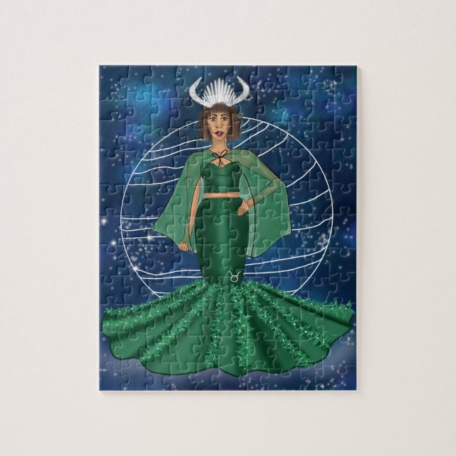 Puzzle Déesse Taurus Zodiac avec Planète au pouvoir Vénus (Vertical)