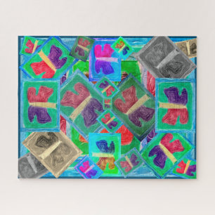 Puzzle Défi aux papillons colorés  