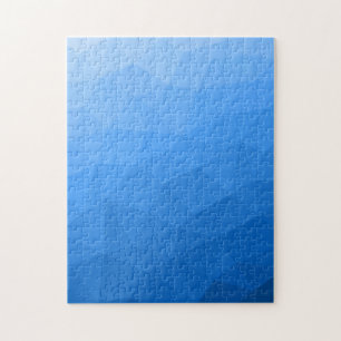 Puzzle Dégradé bleu clair à motif de maille géométrique
