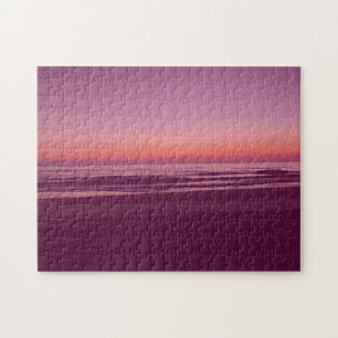 Puzzle Dégradé de plage au coucher du soleil moderne
