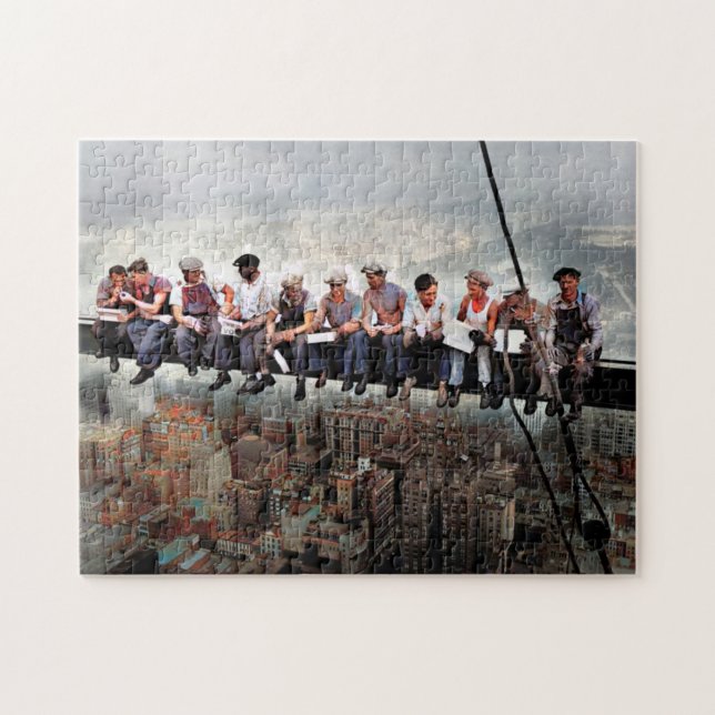 Puzzle Déjeuner Au-Dessus D'Un Gratte Skyscraper C1932 Co (Horizontal)