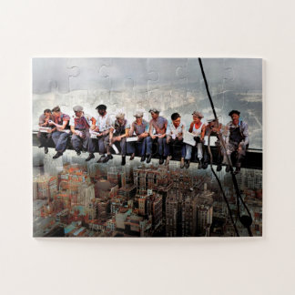 Puzzle Déjeuner Au-Dessus D'Un Gratte Skyscraper C1932 Co