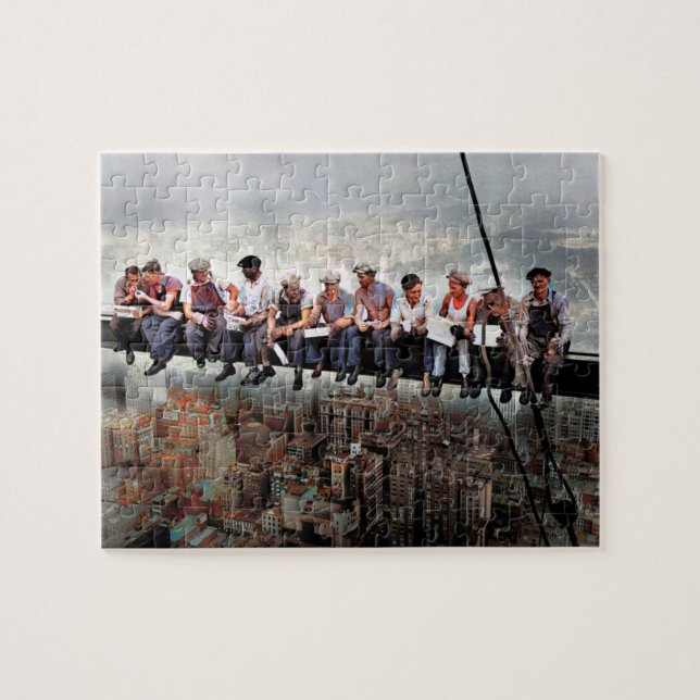 Puzzle Déjeuner Au-Dessus D'Un Gratte Skyscraper C1932 Co (Horizontal)