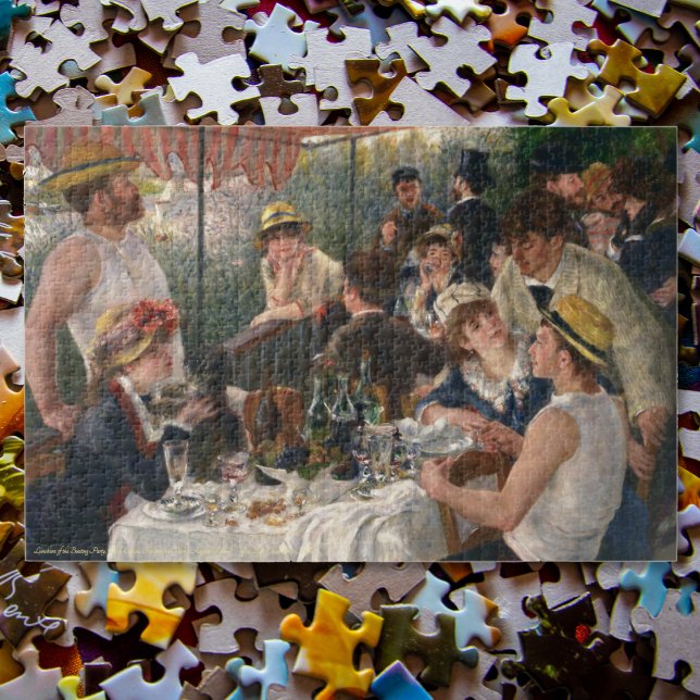 Puzzle Déjeuner du Boating Party Renoir Painting Art (Luncheon of the Boating Party Renoir Painting Art Jigsaw Puzzle)