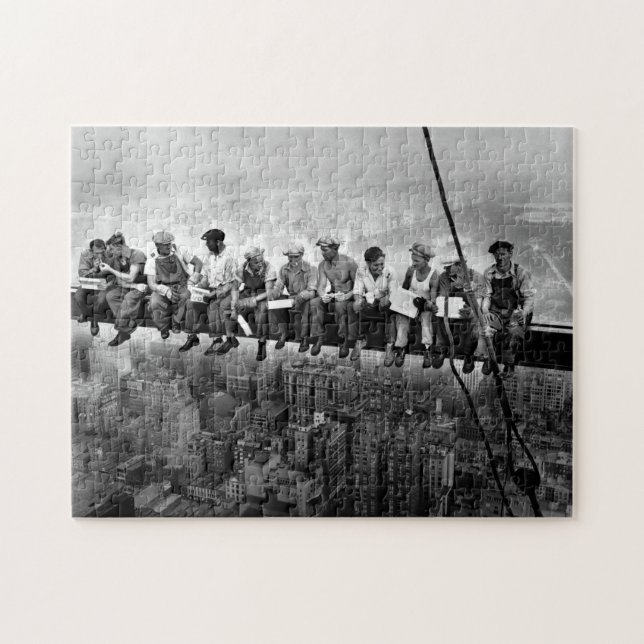 Puzzle Déjeuner Sur Un Gratte-Ciel C1932 New York (Horizontal)