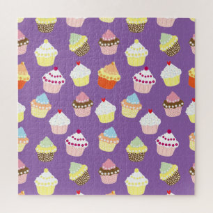 Puzzle Délicieux gâteaux décorés d'anniversaire