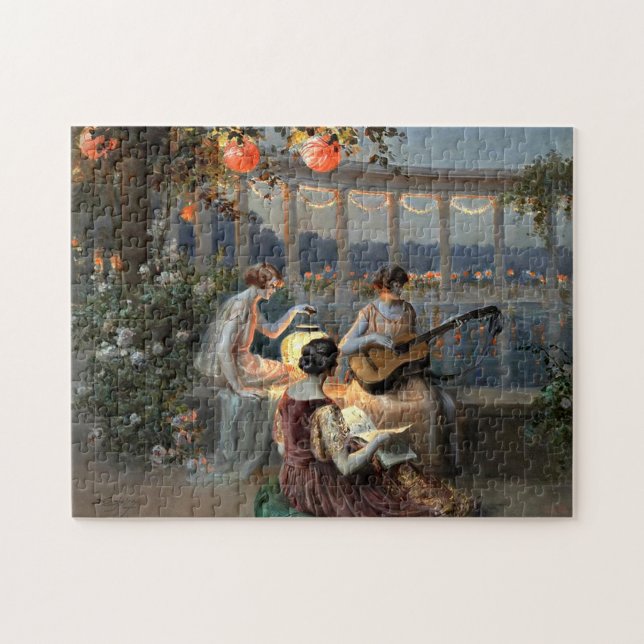 Puzzle Delphin Enjolras' Les Musiciennes sur la Terrasse (Horizontal)