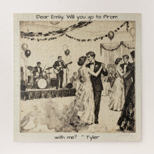Puzzle Demande pour le bal Vas-tu aller au bal avec moi